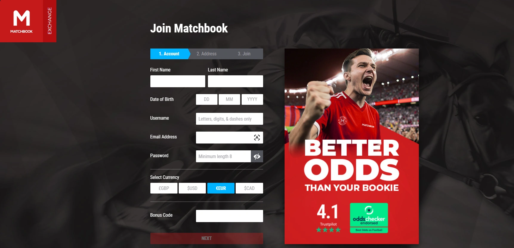 matchbook login